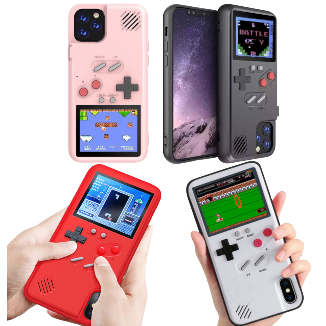 Playable Retro Nostalgic Gaming 36 Color Games iPhone Case