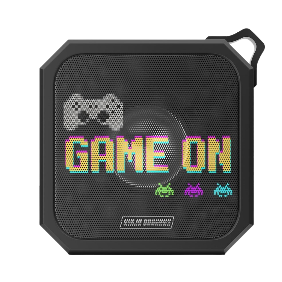 Retro Pixel Waterproof Bluetooth Speaker